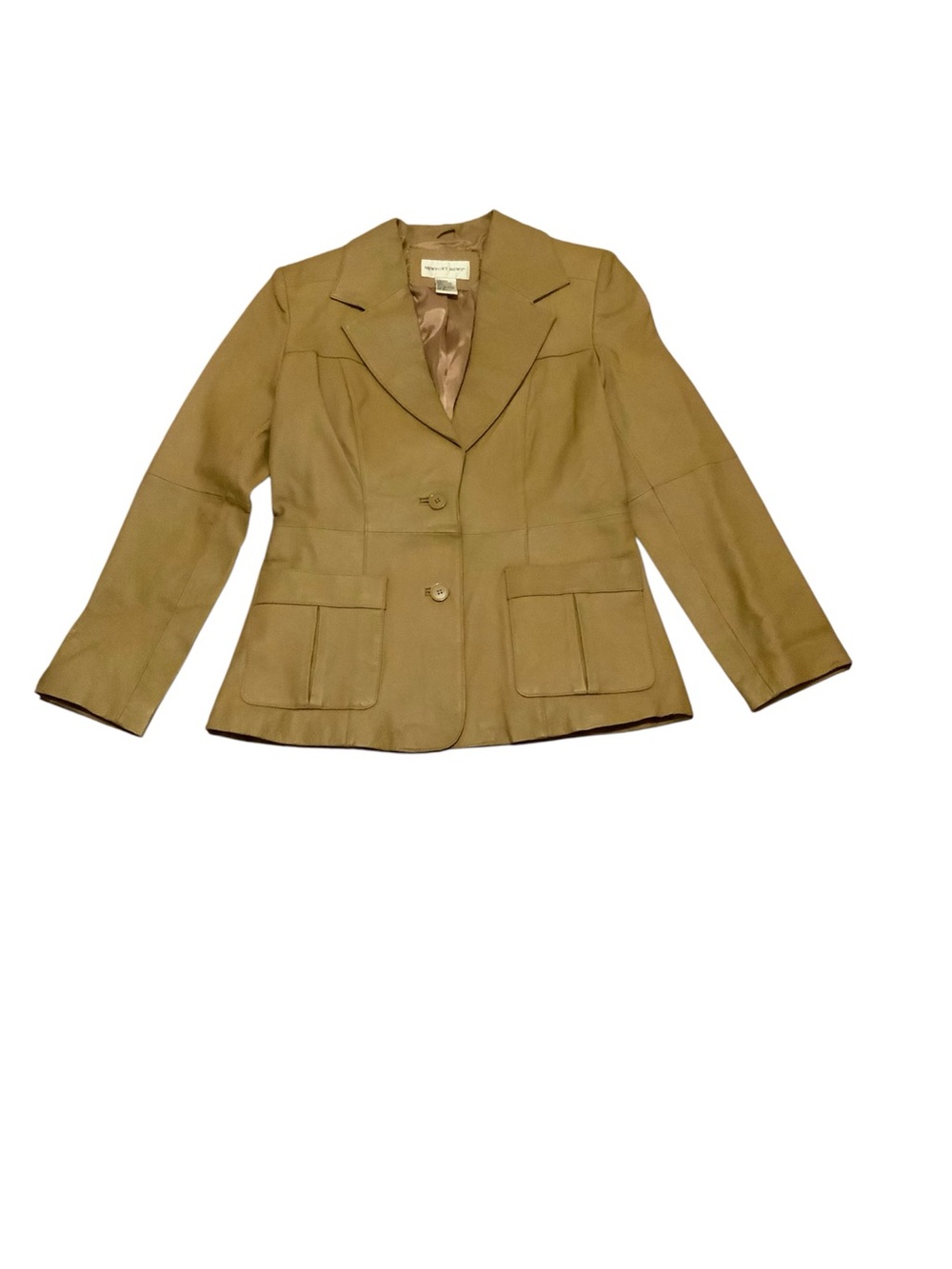 Newport News Vintage Leather Jacket - Picture 3 of 6